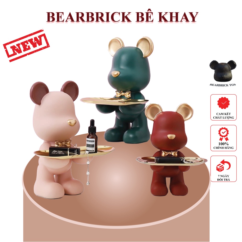 Bearbrick, Gấu Bearbrick, Gấu Bạo Lực, Bearbick Bê Khay, Tượng Bearbrick, Bearbrick TGS