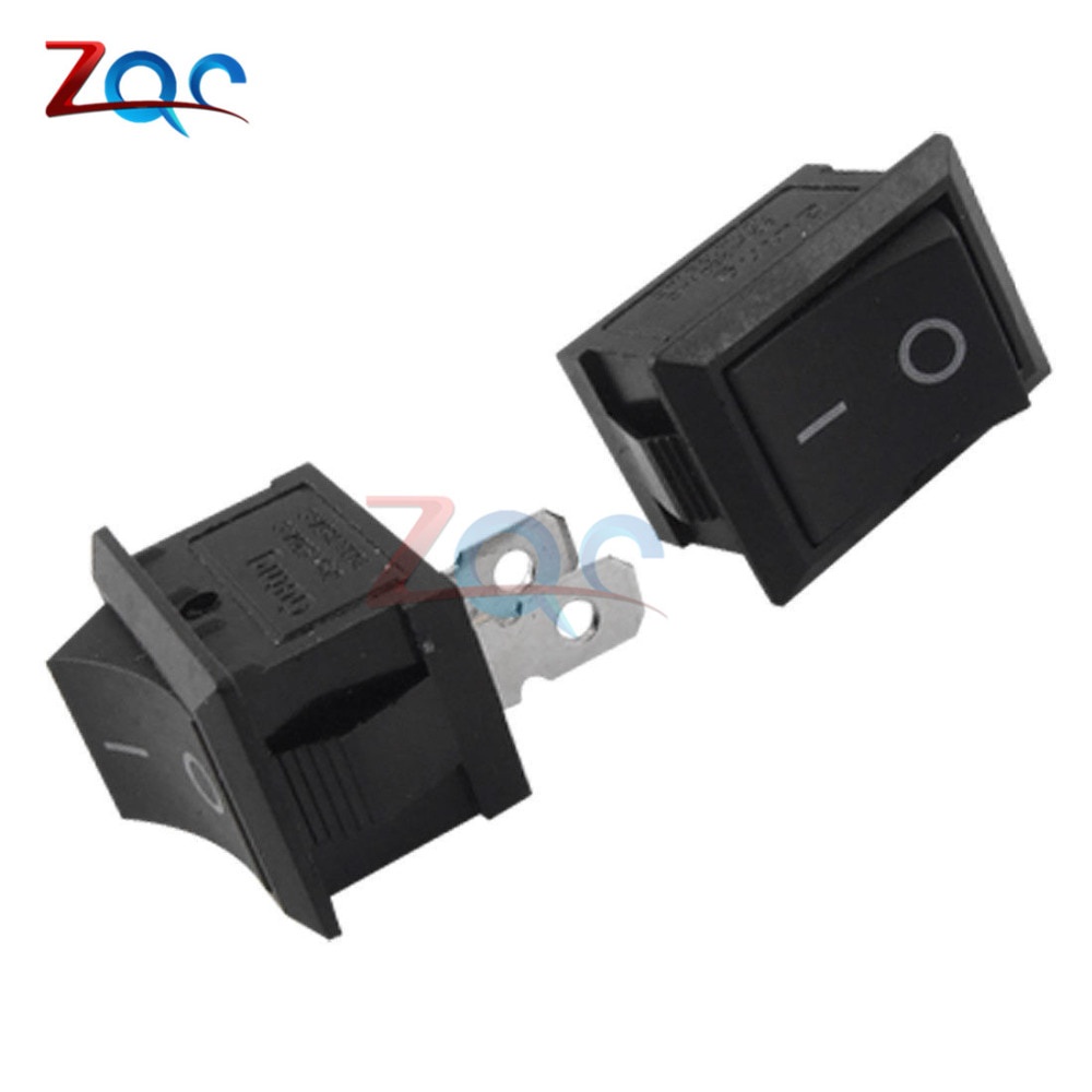 Bộ 5 Công Tắc Bập Bênh 2 Chân On/Off Tròn KCD1-101 125V Chuyên Dụng Dành Cho Tàu Thuyền/Xe Hơi
