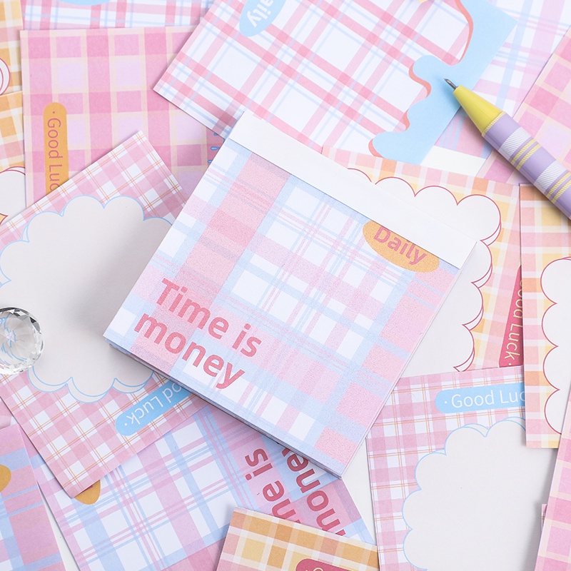 Bộ 100 Tờ Giấy Ghi Chú Tự Dính Tiện Dụng Cho Trường Học/Văn Phòng