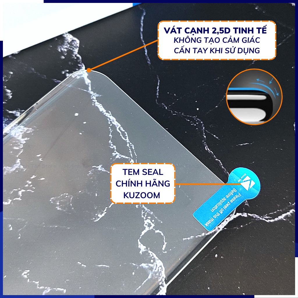 Cường lực pixel 7 pro UV trong suốt keo lỏng chính hãng kuzoom chống va đập vân tay nhạy phụ kiện huỳnh tân store