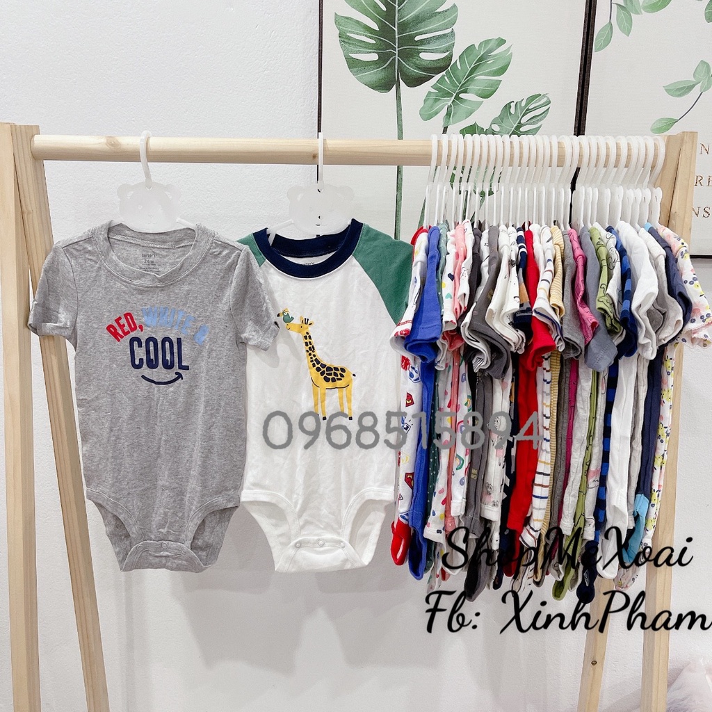 BODYSUIT CARTER SIZE 24M LINK 5 ,BODYCHIP CỘC TAY MIX HÃNG CHO BÉ TỪ 11,5-13kg