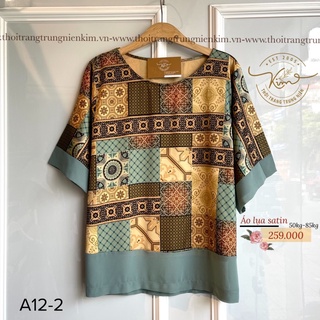 Áo lụa trung niên Bigsize