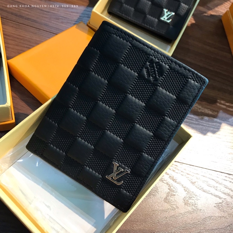VÍ NAM LV CARO FULL HỘP DÁNG ĐỨNG CAO CẤP