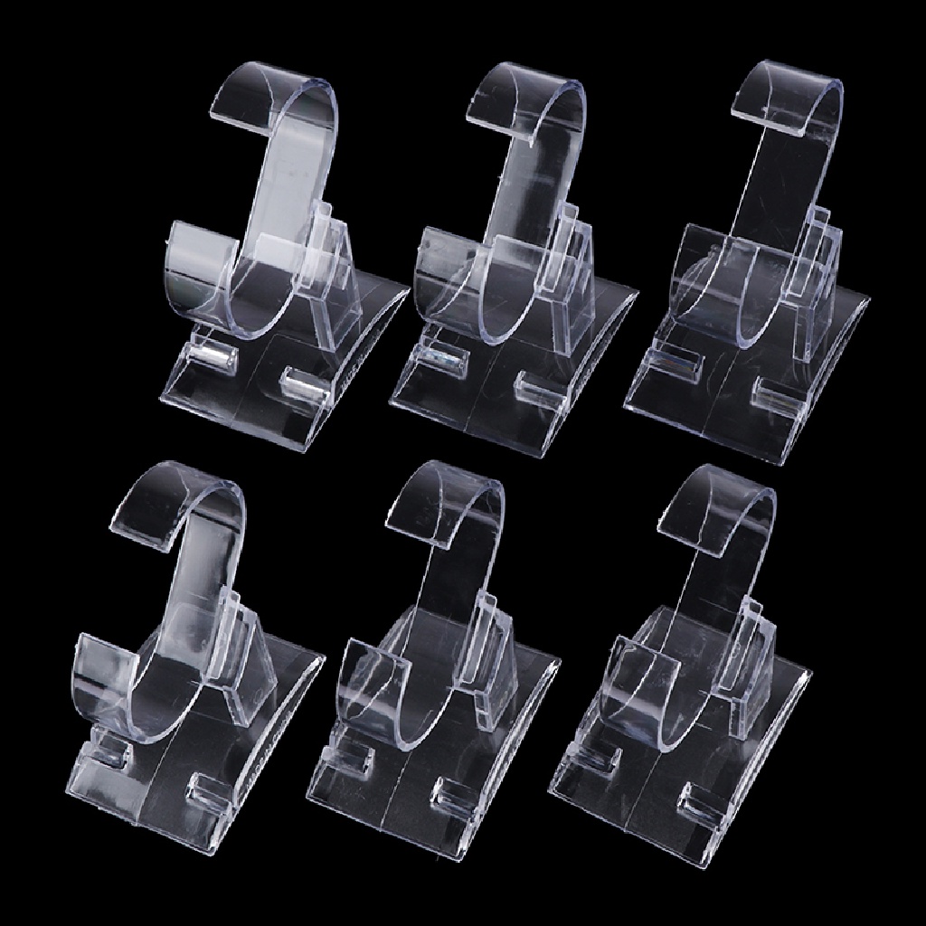 [ZVPT] 3Pcs Clear acrylic watch display holder stand rack showcase tool transparent DSF