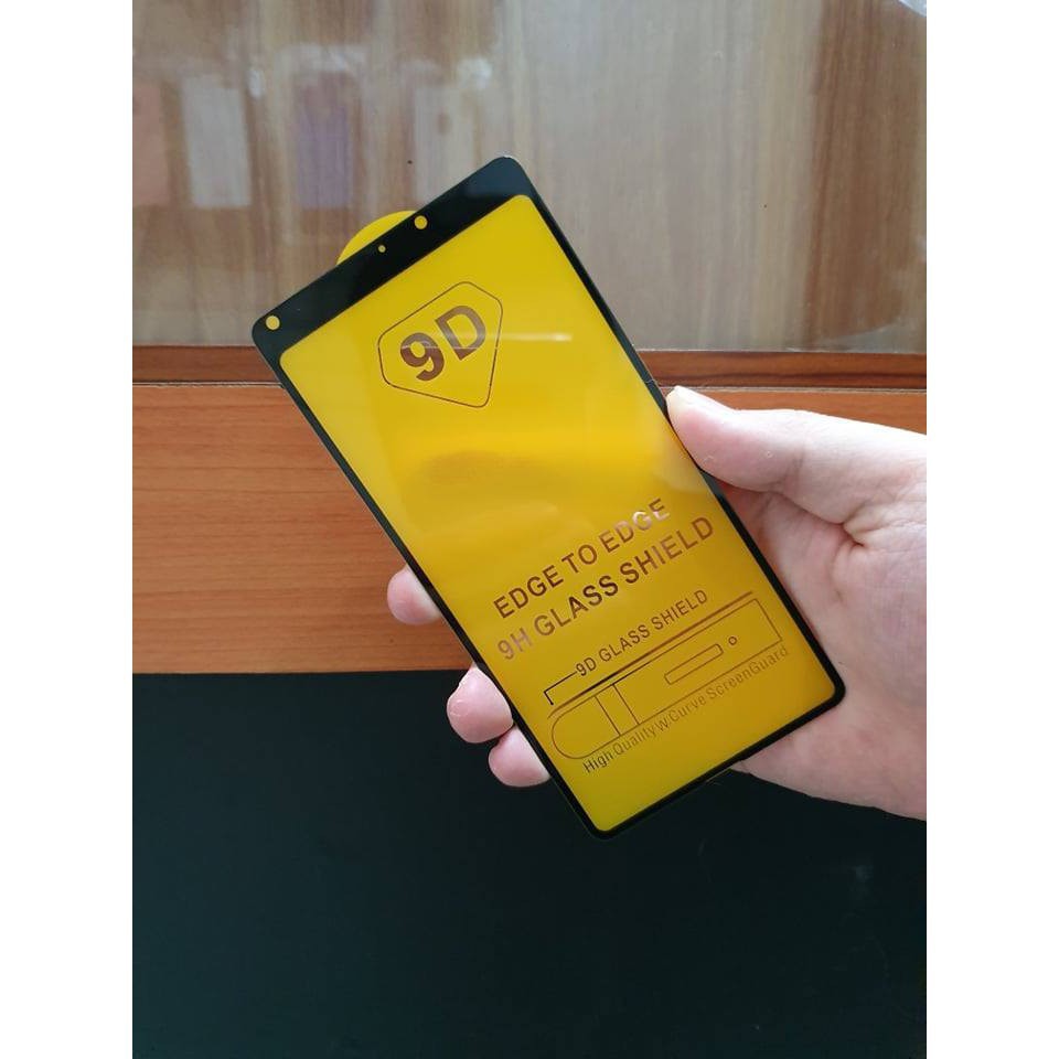 Kính cường lực 9D Xiaomi Mi mix 2S fulll keo màn hình, không chấm li ti-màu đen