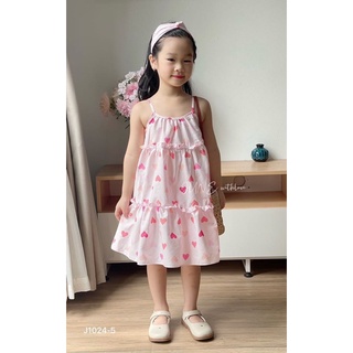 Váy maxi bé gái đi biển