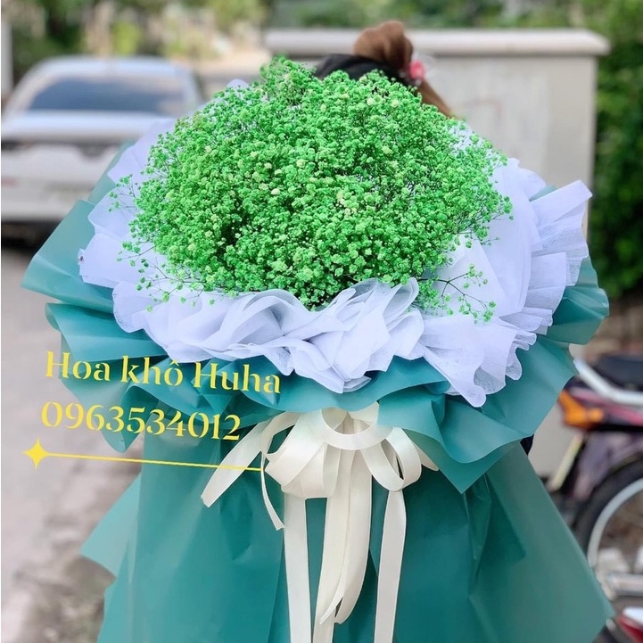 Bó Hoa BaBy Khô Siêu To Khổng Lồ (Mẫu Như Ảnh)