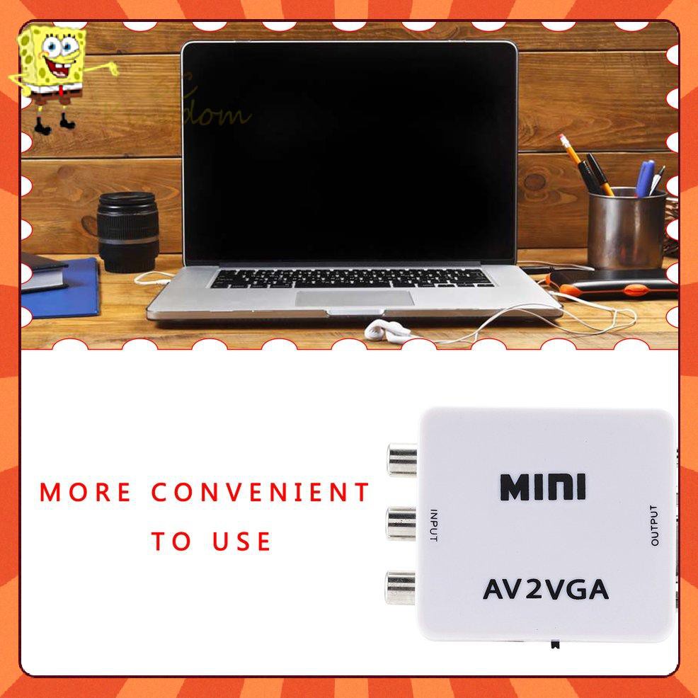 Bộ Chuyển Đổi Av2Vga Sang Vga | BigBuy360 - bigbuy360.vn