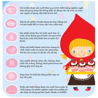 Khăn giấy ướt Lock&Lock Hello Bebe 20/80 tờ
