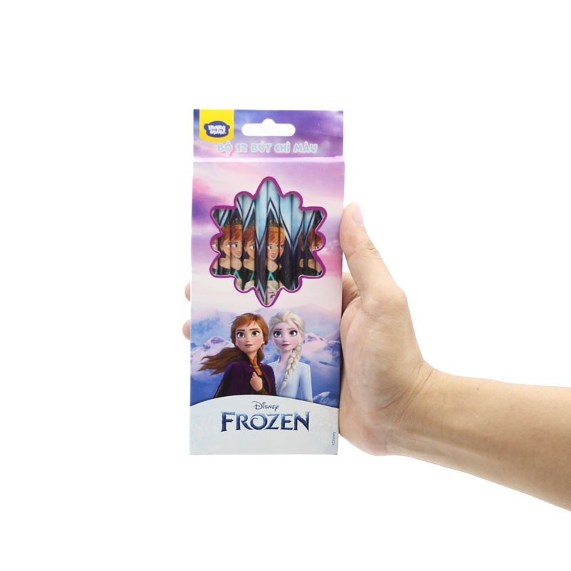 Hộp 12 Bút Chì Màu Disney Frozen - HooHooHaHa® VPH10-1301