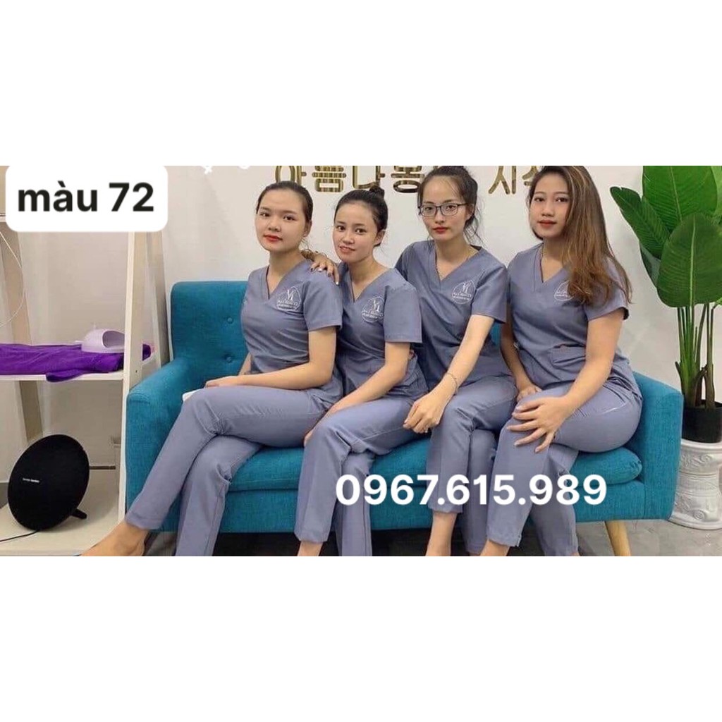 Đồng phục spa, bộ scrubs bác sĩ CHẤT ĐẸP nhiều màu, HÀNG LOẠI 1 đủ size, có sẵn