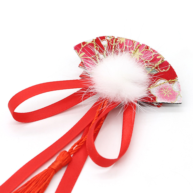 Kẹp Tóc Tua Rua Phong Cách Trung Hoa Cho Bé Gái