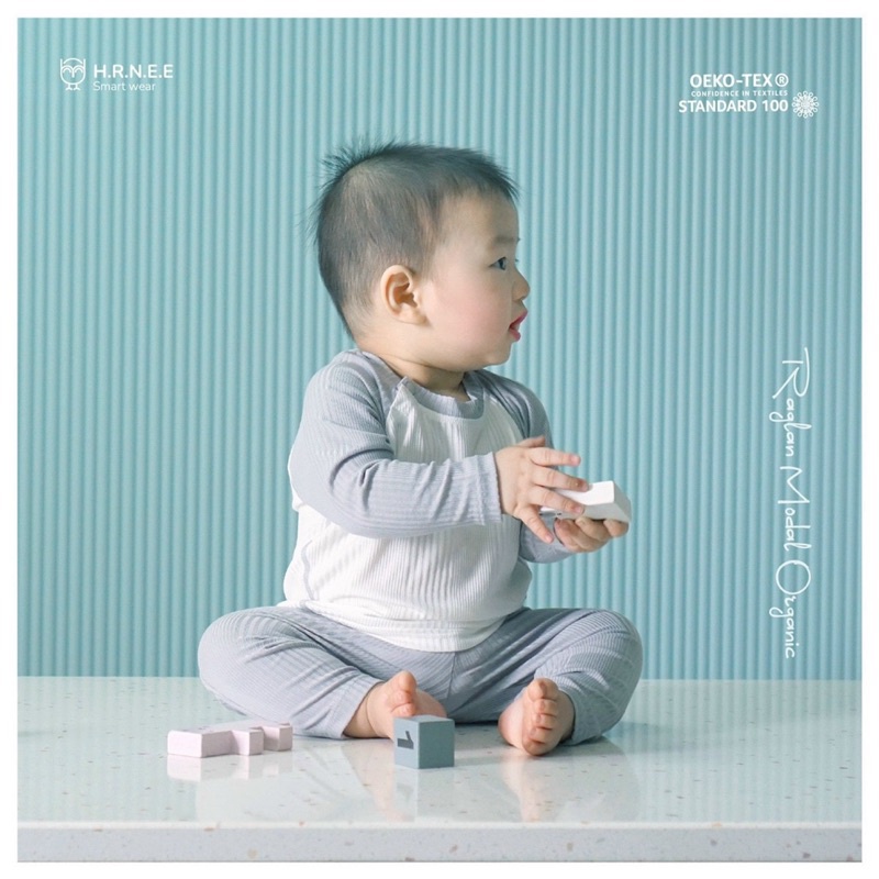 [ Hrnee ] Bộ dài tay modal Organic