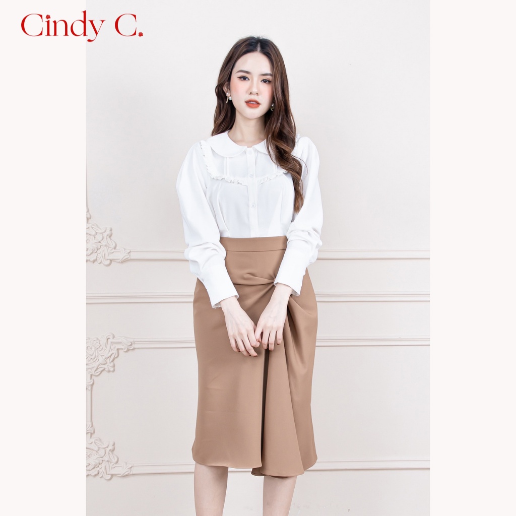 Áo dài tay Baby CINDY C chất liệu Linen thiết kế nhẹ nhàng nữ tính 734