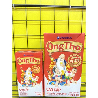 Sữa đặc Ông Thọ Cao Cấp hộp giấy 2size (380g ,1284g)