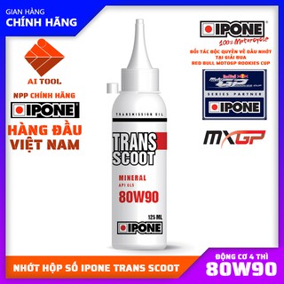 Nhớt lap nhập khẩu cao cấp - nhớt hộp số ipone transcoot dose 80w90 125ml