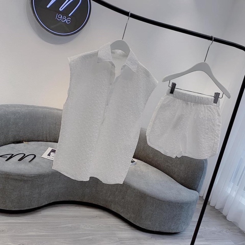 Bộ quần áo đi chơi đi tiệc cho bé gái chất xốp trắng size đại 20-40kg