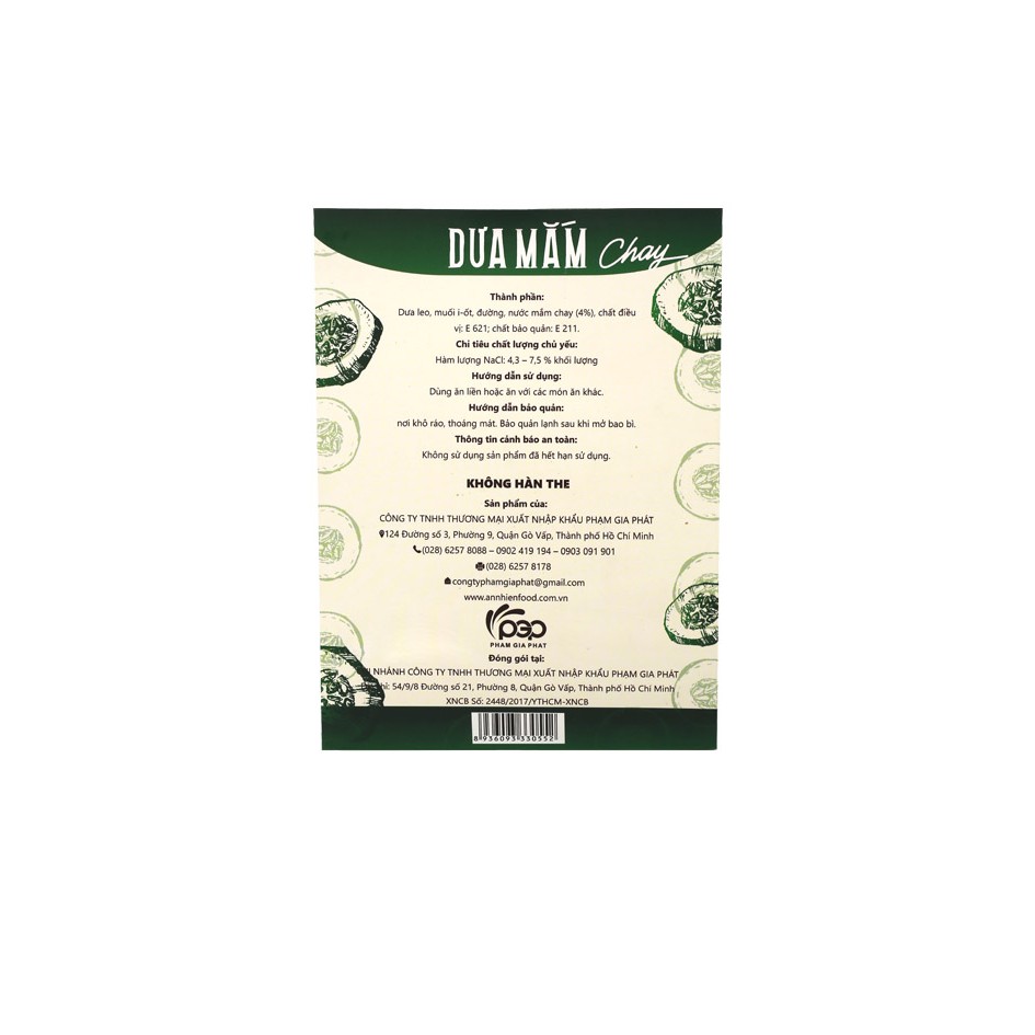 [RAU SẠCH] Dưa Mắm Chay An Nhiên, Thực Phẩm Chay Dinh Dưỡng, Thuần Chay Healthy, Đồ Ăn Chay | BigBuy360 - bigbuy360.vn