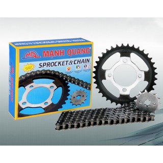Bộ Nhông Đĩa Xích Yamaha Exiter 150 43T/14T/428H-128L (Nhông Sên Dĩa)