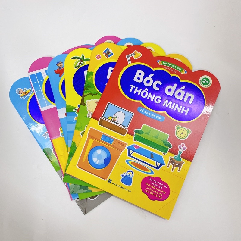 Sách Bóc Dán Thông Minh Vừa Học Vừa Chơi Dành Cho Trẻ Từ 2-6 Tuổi - Song