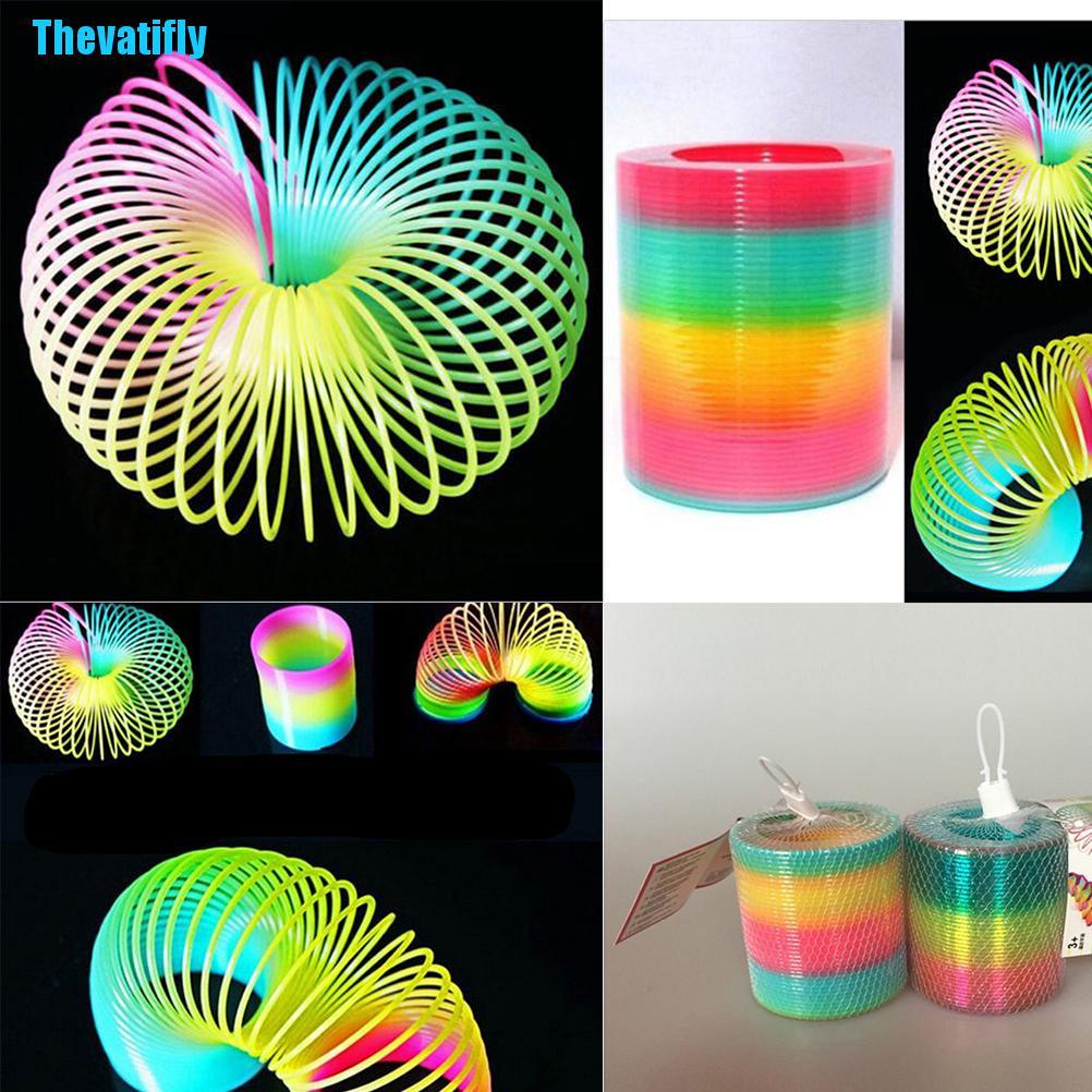 Đồ Chơi vòng tay lò xo Cầu Vồng cho bé ma thuật