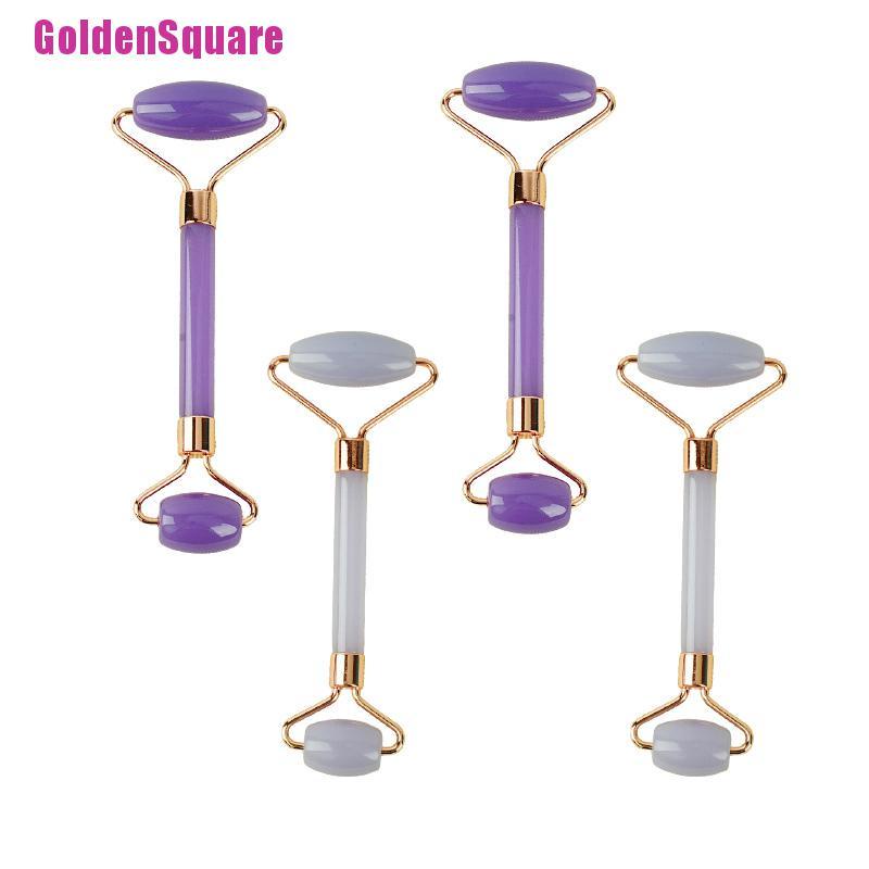 [Golden] Resin Double Headed Facial Roller Massager r Face Lift Up Skin SPA  Beauty Care