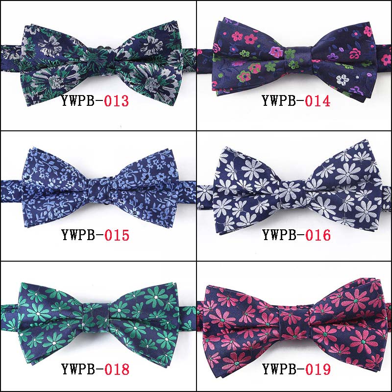 Nơ Bướm Hoa Cài Cổ Áo Cho Chú Rể 12CM * 6CM