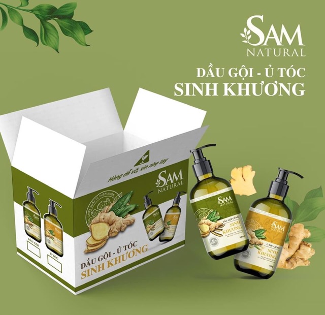 Mới Cặp Gội Ủ Gừng Sinh Khương Sam Natural