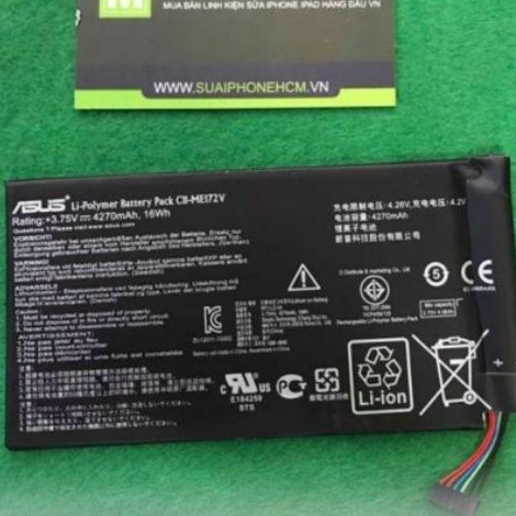 Thay Pin Asus Fonepad 7 Asus K004 Titanium Original Battery Chính Hãng