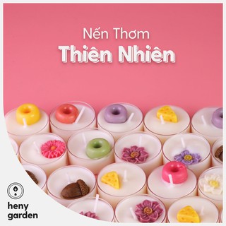 Nến Thơm Thiên Nhiên Tealight Mini Tinh Dầu 3 Tầng Hương Phối Hợp Size Nhỏ