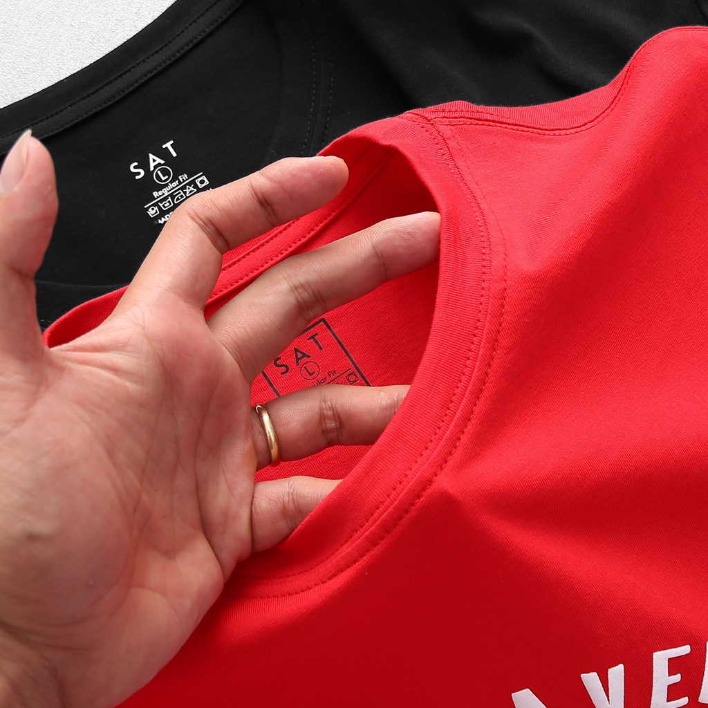 Áo thun trơn T'shirt Tiger cổ tròn SAT-01 unisex vải cotton mềm mịn dày dặn trẻ trung chuẩn form