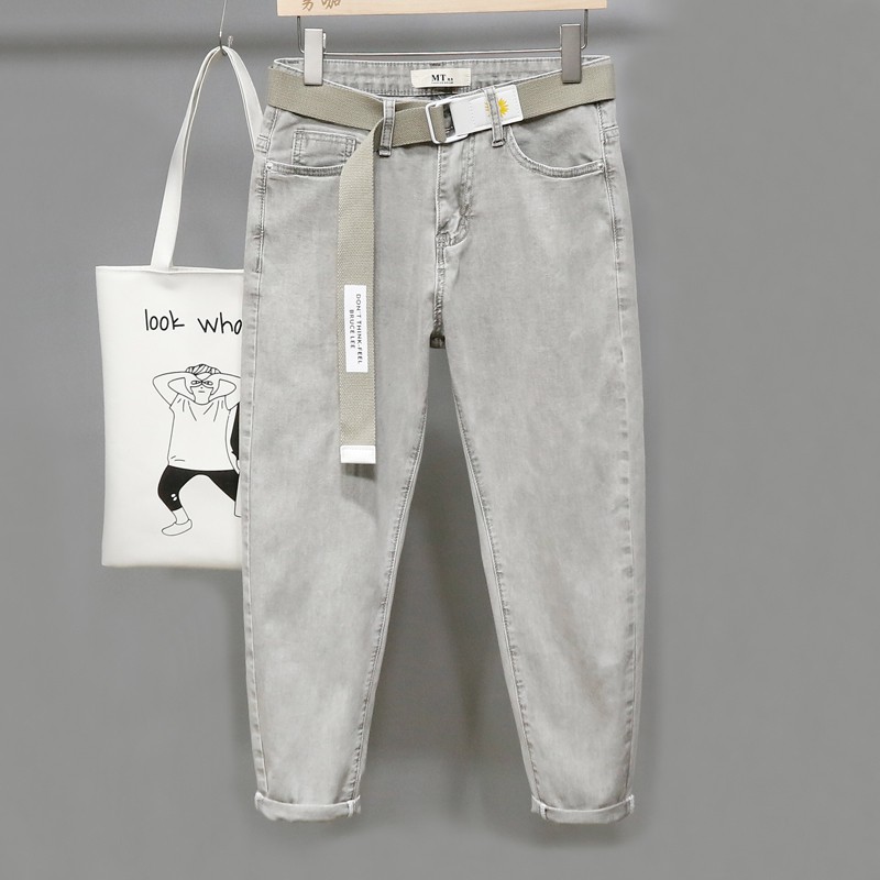 Quần baggy nam nữ - jean phong cách hàn quốc