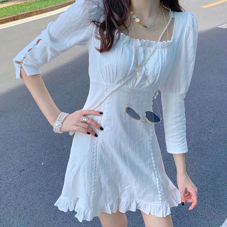 Đầm Màu Trơn Thời Trang Mùa Hè Ngọt Ngào Dành Cho Nữ