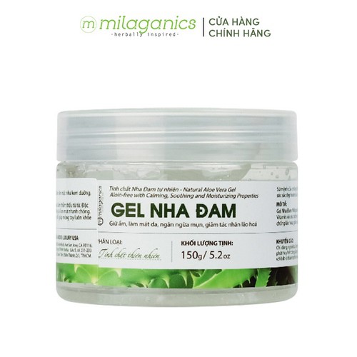 Gel dưỡng da Nha đam MILAGANICS 150g