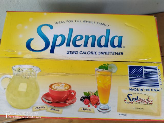 ❤ĐƯỜNG KIÊNG SPLENDA GÓI 1GRAM 50/50GÓI .