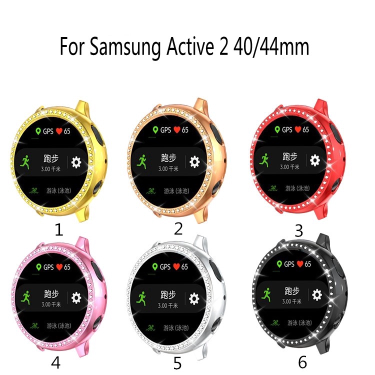 Mới Vỏ Pc Bảo Vệ Màn Hình Đồng Hồ Samsung Galaxy Watch Active 2 40mm 44mm