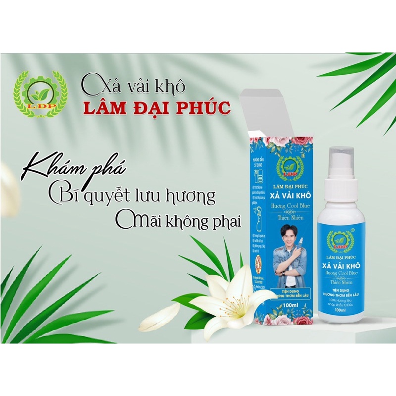 Xả vải khô Hương Cool blue - Hương thơm mát