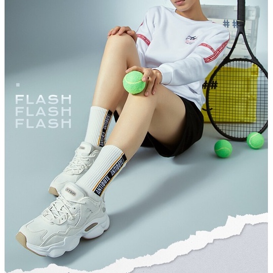 Giày thể thao Xtep phối lưới thoáng khí trọng lượng nhẹ thời trang