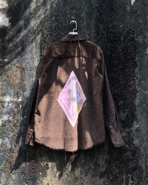 ÁO “TVD LOGO VELVET SHIRT”