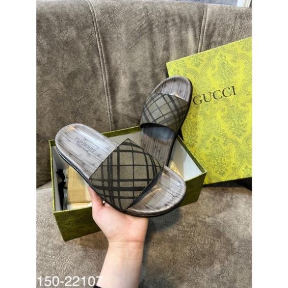 [Sẵn Hàng] Dép Quai Ngang BBR Quai Da Cao Cấp - Dép Nam BBR Đế Cao Su Cao Cấp
