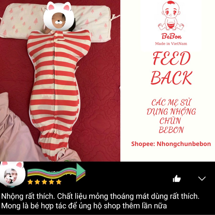 Nhộng Chũn Bebon Size Đại XL Dành Cho Bé Từ 10-12kg