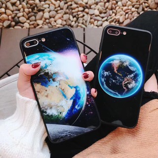 [ IPHONE ] Ốp Kính Cường Lực chống xước Mẫu Trái Đất đủ mã đến iphone 13 pro max - k202