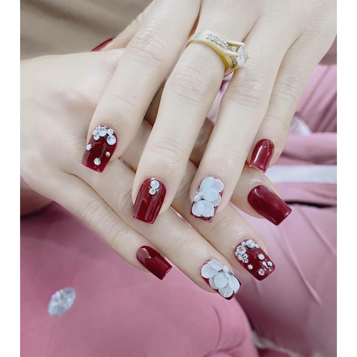 Hoa Bột - Hoa Nail - Cúc Nhọn Giá 1 Bông