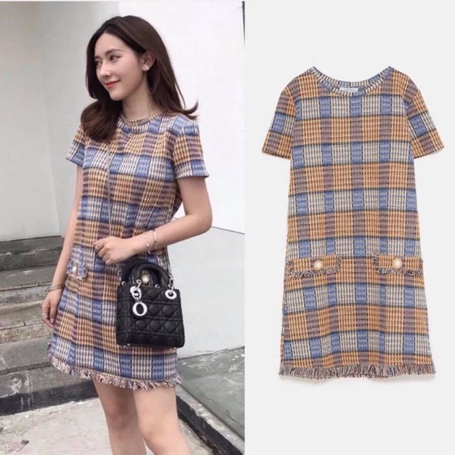 VÁY HIỆU ỨNG TWEED