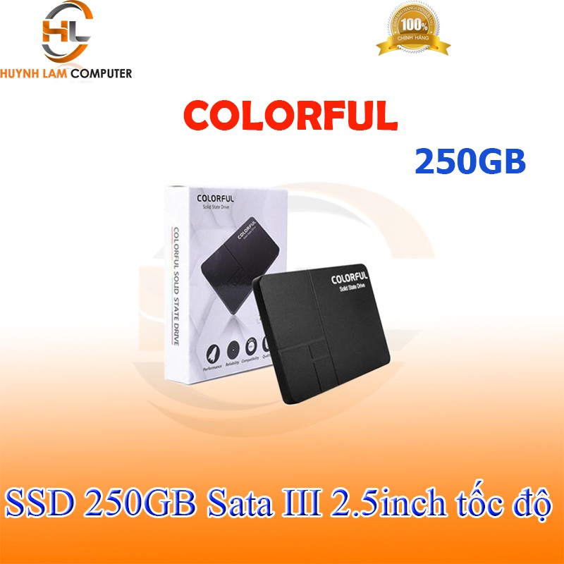 [Mã ELMS05 giảm 5% đơn 300k]SSD 250gb Colorful SL500 tốc độ 540/490Mbs - NWH phân phối | BigBuy360 - bigbuy360.vn