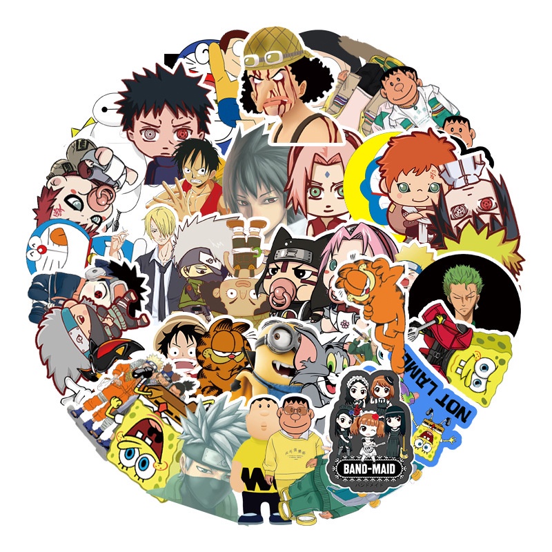 Miếng Dán Trang Trí Chống Thấm Nước Họa Tiết Hoạt Hình dễ thương 015