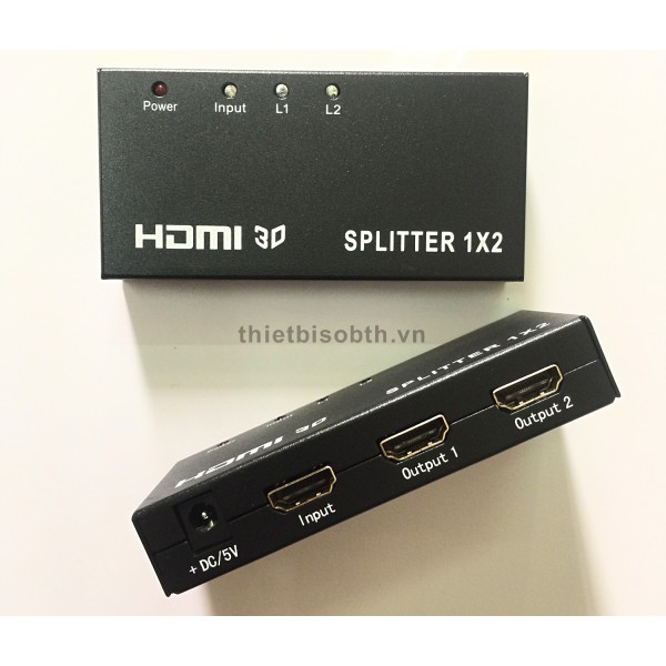 Bộ chia HDMI Splitter 1 ra 2 - HDMI Splitter 1x2