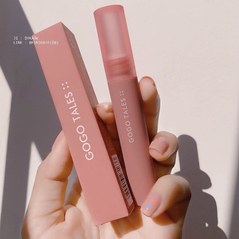 Son Kem Nhung Lì GOGO TALES AIR VELVET LIP GLOSS MATTEL Nội Địa Trung Siêu Hot Son Kem Lì Không Dính Cốc Mềm Môi