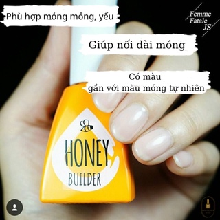Candy Nail - Honey Base, Top, Builder ( liên kết sơn gel,  top bóng và cứng móng )
