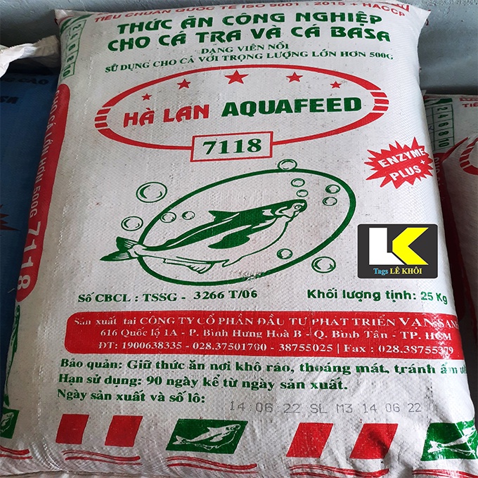 Combo 5KG thức ăn cho cá 18% đạm | Cám viên dạng nổi | Thức ăn cho cá